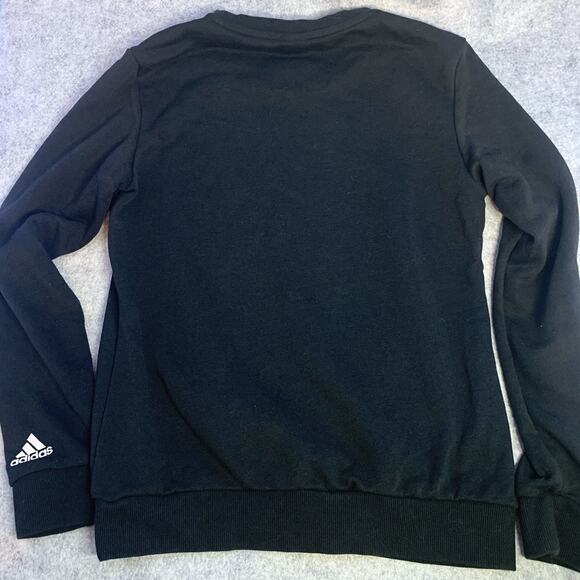 Adidas Women's Essentials Logo Long Sleeve Ribbed Crewneck Sweatshirt Size S - Picture 6 of 8